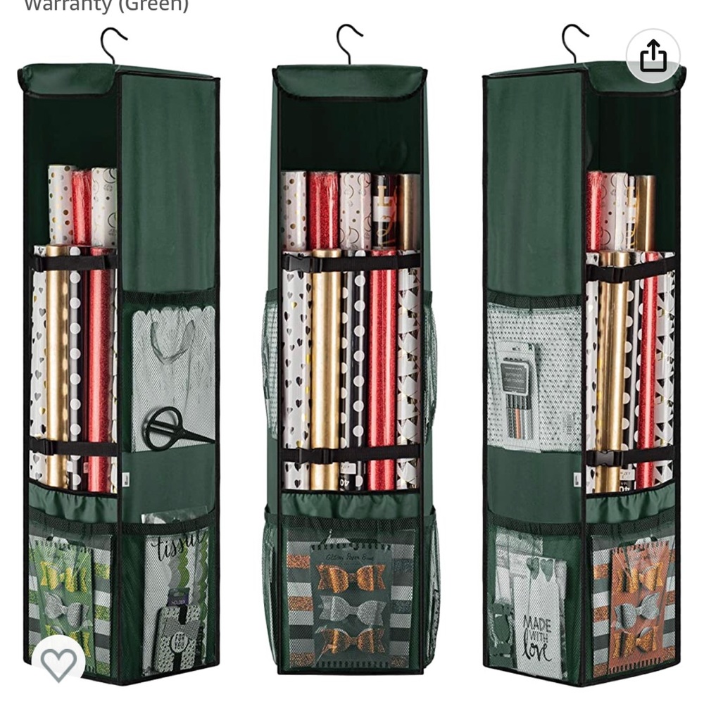 Premium Hanging Gift Wrapping Paper Holder